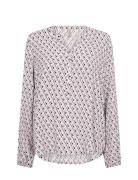 Sc-Alberte Tops Blouses Long-sleeved Purple Soyaconcept