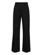 Dudai Wide Pants Bottoms Trousers Black Grunt