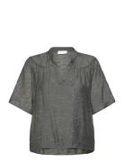 Lr-Floyd Tops Blouses Short-sleeved Grey Levete Room