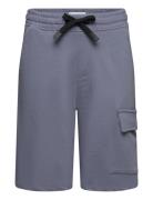 Cargo Bermuda Shorts Bottoms Shorts Blue Mango