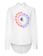 Ohm Tops Shirts Long-sleeved White Desigual