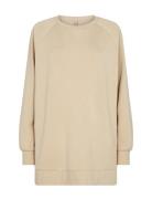 Sc-Banu Tops Sweat-shirts & Hoodies Sweat-shirts Beige Soyaconcept