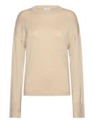 Bs Michelle Knitwear Tops Knitwear Jumpers Beige Bruun & Stengade