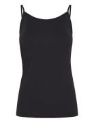 Byiane Strap Top Tops T-shirts & Tops Sleeveless Black B.young