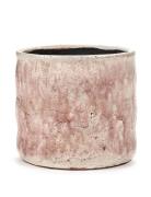 Pot Flame Rose Home Decoration Flower Pots Pink Serax