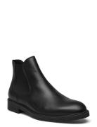 Slhblake Leather Chelsea Boot Noos Støvletter Chelsea Boot Black Selec...