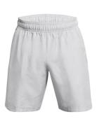 Ua Woven Emboss Short Sport Shorts Sport Shorts Grey Under Armour