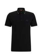 Passertip Tops Polos Short-sleeved Black BOSS