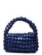 Leila Shoulder Bag Bags Top Handle Bags Navy Silfen