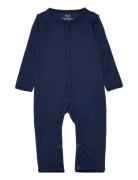 Rib Jersey Full Body Langermet Bodysuit Navy Copenhagen Colors