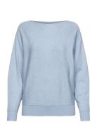 Cuannemarie Batwing Jumper Tops Knitwear Jumpers Blue Culture