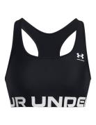 Ua Hg Authentics Mid Branded Sport Bras & Tops Sports Bras - All Black...