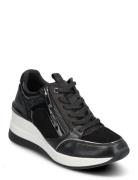 Women Lace-Up Lave Sneakers Black Tamaris