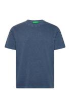 T-Shirt Tops T-shirts Short-sleeved Blue United Colors Of Benetton