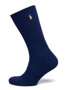 Cotton-Blend Crew Socks Underwear Socks Regular Socks Navy Polo Ralph ...