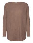 Freretta Pu 3 Tops Knitwear Jumpers Brown Fransa