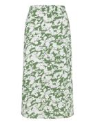 Vmfrej H/W 7/8 Pencil Skirt Wvn Exp Knelangt Skjørt Green Vero Moda