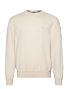 Pacas-L Tops Knitwear Round Necks Beige BOSS