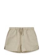 Tage Linen Shorts Bottoms Shorts Burgundy Liewood