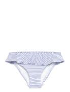 Striped Bikini Bottom Bikini Blue Mango