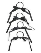 Pcfranca 4-Pack Elastic D2D Accessories Hair Accessories Scrunchies Bl...