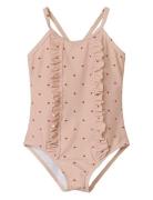 Nmfhelga Swimsuit Lil Badedrakt Badetøy Pink Lil'Atelier