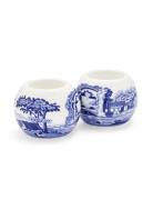 Blue Italian Tealight Holders - Set Of 2 Home Decoration Candlesticks ...