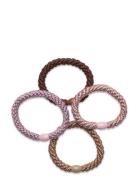 4-Pack Basic Essentials Elastics Accessories Hair Accessories Scrunchi...