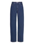 High Rise Loose Bottoms Jeans Wide Navy Calvin Klein Jeans