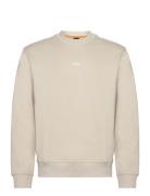 Wesmallcrew Tops Sweat-shirts & Hoodies Sweat-shirts Beige BOSS