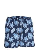 Jpstfiji Jjswim Aop Ss24 Ly Sn Badeshorts Blue Jack & J S