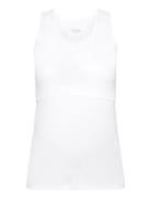 Nursing Tanktop Tops T-shirts & Tops Sleeveless White Boob