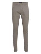 Bhnatan Pants Bottoms Trousers Chinos Grey Blend