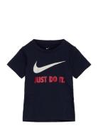 Nkb Swoosh Jdi Ss Tee Sport T-shirts Short-sleeved Black Nike