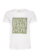 Rwavenue Ss T-Shirt Tops T-shirts & Tops Short-sleeved White Rosemunde