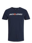 Jjecorp Old Logo Tee Ss O-Neck Noos Tops T-shirts Short-sleeved Navy J...