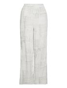 Luka Print Trouser 22-02 Bottoms Trousers Wide Leg Grey HOLZWEILER