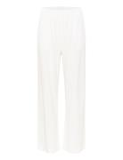 Kanaya Wide Pants Bottoms Trousers Wide Leg White Kaffe