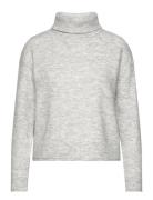 Vmkaden Ls Rollneck Pullover Ga Bf Tops Knitwear Turtleneck Grey Vero ...