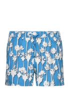 Borg Print Swim Shorts Badeshorts Blue Björn Borg