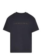 Jjestar Jj Tee Ss Noos Jnr Tops T-shirts Short-sleeved Navy Jack & J S