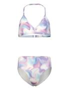 Bikini Triangle Aop Bikini Purple Lindex