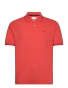 Tipping Ss Pique Polo Tops Polos Short-sleeved Orange GANT