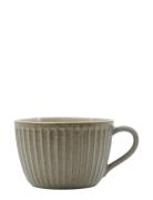 Mug, Hdpleat, Grey/Brown Home Tableware Cups & Mugs Coffee Cups Grey H...