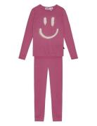 Lue Pyjamas Sett Pink Molo