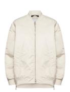 Satin Bomber Bomberjakke Cream Calvin Klein Jeans