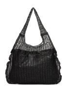 Mesh Pattern Shopper Bag Shopper Veske Black Mango