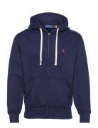 Rl Fleece-Lsl-Knt Tops Sweat-shirts & Hoodies Hoodies Navy Polo Ralph ...