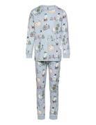 Pyjama Moomin Pyjamas Sett Blue Lindex