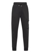 Badge Cargo Relaxed Sweatpants Bottoms Sweatpants Black Calvin Klein